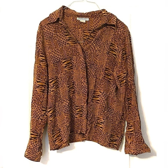 Vintage Tops - Vintage Silk Blouse